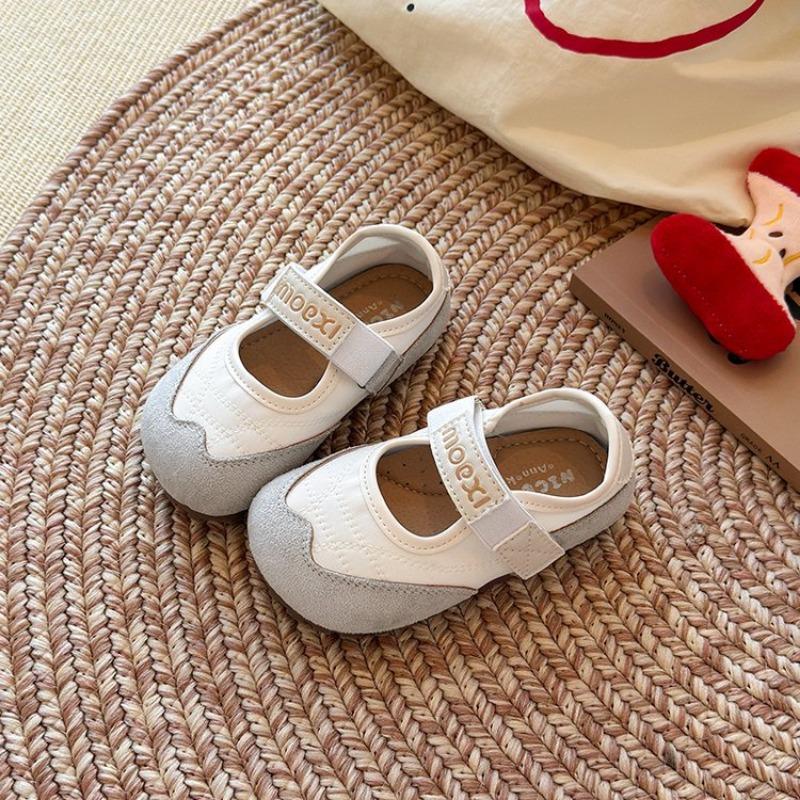 Туфли Мэри Джейн на мягкой подошве для девочек, детские легкие кожаные туфли, повседневные туфли в балетном стиле, туфли-пуфы