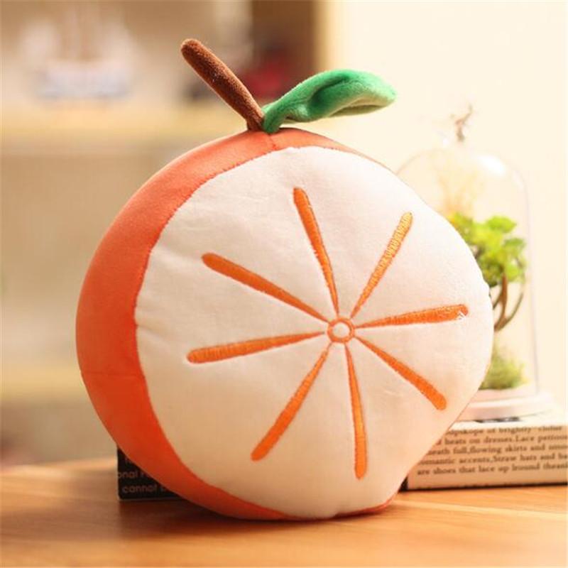 10 см Мини-фруктовые куклы Овощная плюшевая игрушка Яблоко Банан Клубника Перец Апельсин Арбуз Морковь Ананас Вишня Имитация