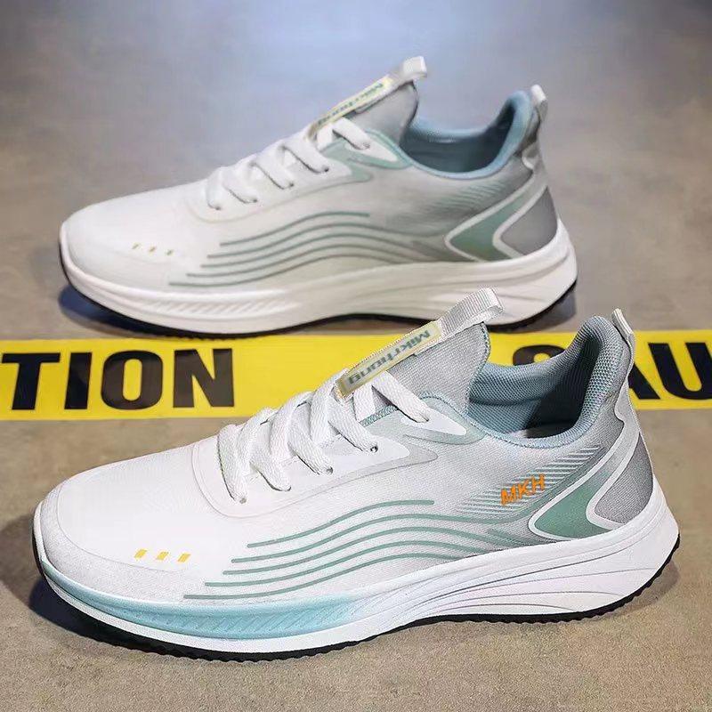 Модная спортивная обувь мужская 2024 новая сетчатая дышащая универсальная повседневная обувь корейская версия трендовые низкие легкие кроссовки