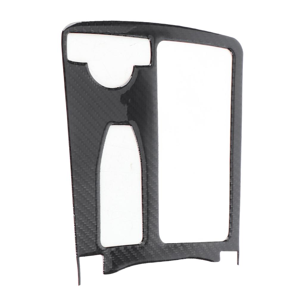 Carbon Fiber Center Console Water Cup Holder Trim Cover for W204 2005‑2012