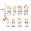 10Sets Leather Cord End Caps With Lobster Clasp Extending Chain For Jewelry Making DIY Bracelet Necklace Connectors Accessories