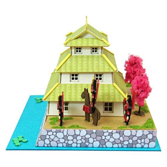 Sankei Miniature Art Мини-замок и доспехи из бумаги для поделок без масштаба MP05-19