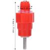 50Pcs 304 Stainless Steel Poultry Drinker Nipple PP Red Chicken Water Drinker Corrosion Resistant Rust Proof