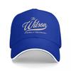 Классическая бейсболка Wilson Family Reunion Черная с Белой Отделкой Индивидуальный Дизайн для Взрослых и Фанатов