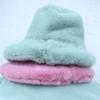 Oversized Plush Fluffy Bucket Hat Women Female Fashion Faux Fur Autumn Winter Hat  Large Warm Clouds Fisherman Cap Luxury Hat