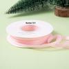 Корейская матовая лента из полиэстера и хлопка для изготовления бантов и аксессуаров для волос своими руками, 1 см