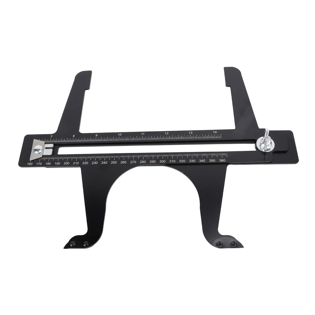 Инструмент для сброса тормозов, калибр 6,5–14,25 дюйма, двойная шкала, нержавеющая сталь, тормозной барабан, измерение и сброс T