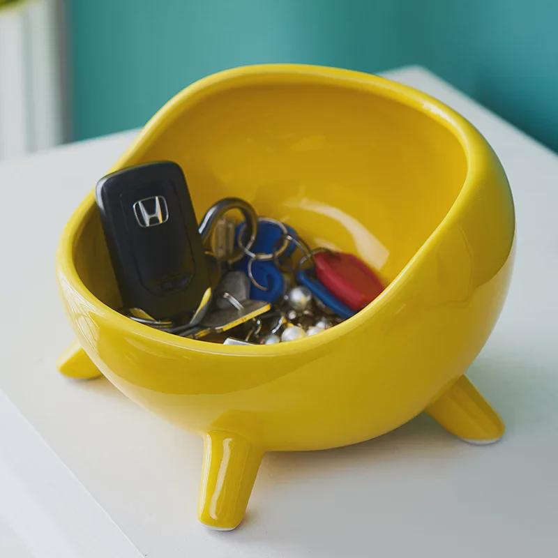 Shoe Cabinet with Key Storage, Decorative Tray, and Remote Holder for Living Room or Entrance - Free Shipping