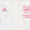 Adidas Arsenal Casual Sports Zip Jacket With Stand Collar And Long Sleeves Men Jacket Beige HT4453