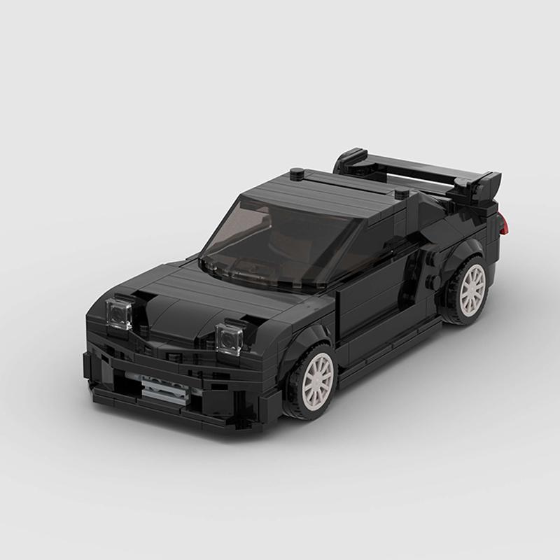 Hot MOC rx-7 City Car Racer Classic Supercar Building Blocks Brick Racing Super Technique Creative Garage Kid Toy