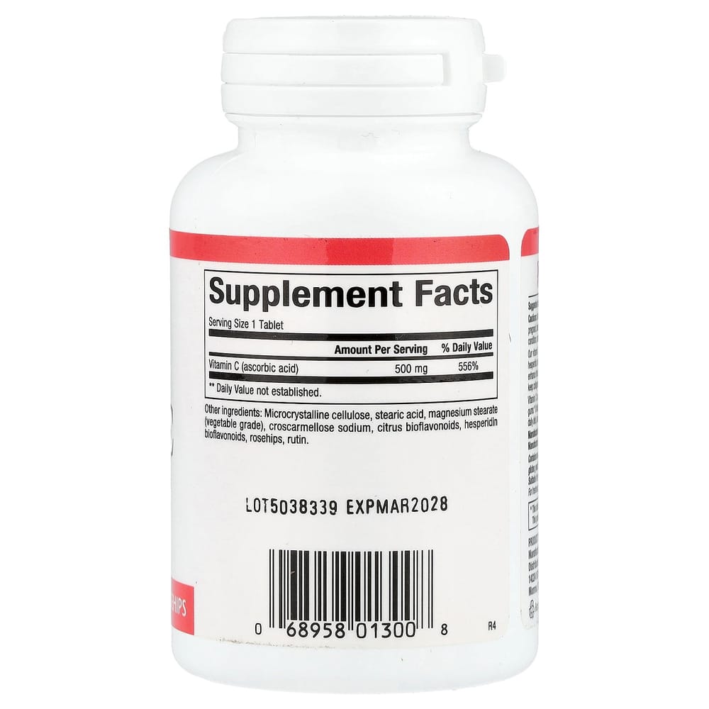 Natural Factors Vitamin C 500mg 90 Tablets
