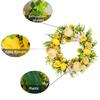 Yellow Flower Wreath for Front Door Garden Farmhouse Outdoor Garden Wedding