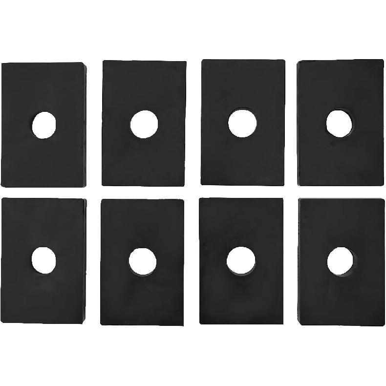 8Pcs Rubber Bed Mount Pad, Trucks Bed Mount Pad Kit Compatible with Chevy Gmc C10 C20 Truck 1947-1987