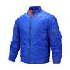 Men's Spring MA-1 Bomber Jacket: Solid Color Motorcycle Outerwear, Plus Size Baseball Collar Flight Suit