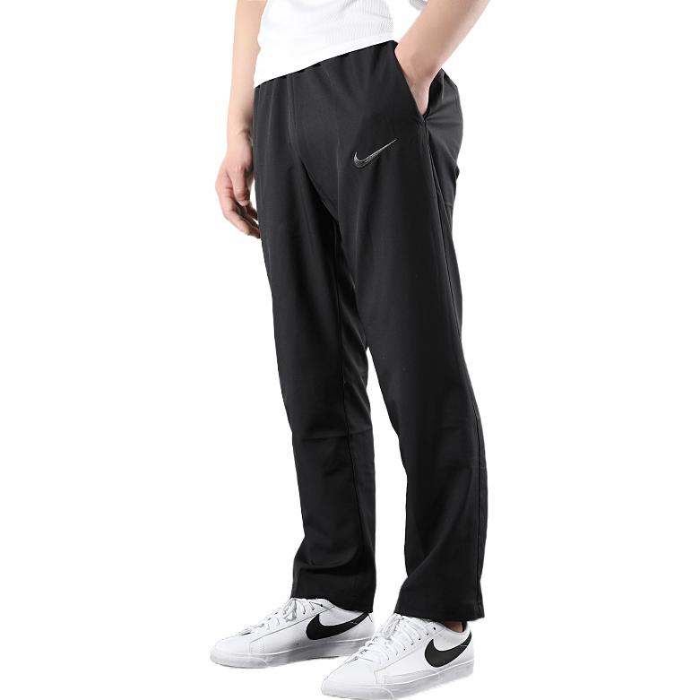 Nike Casual Pants Men's Black Moderate Straight Fit Pants AJ4464-010