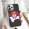 Чехол для телефона с флагом Сербии для iPhone 17 Air 16 16e 15 plus 11 12 13 14 pro max корпус coque