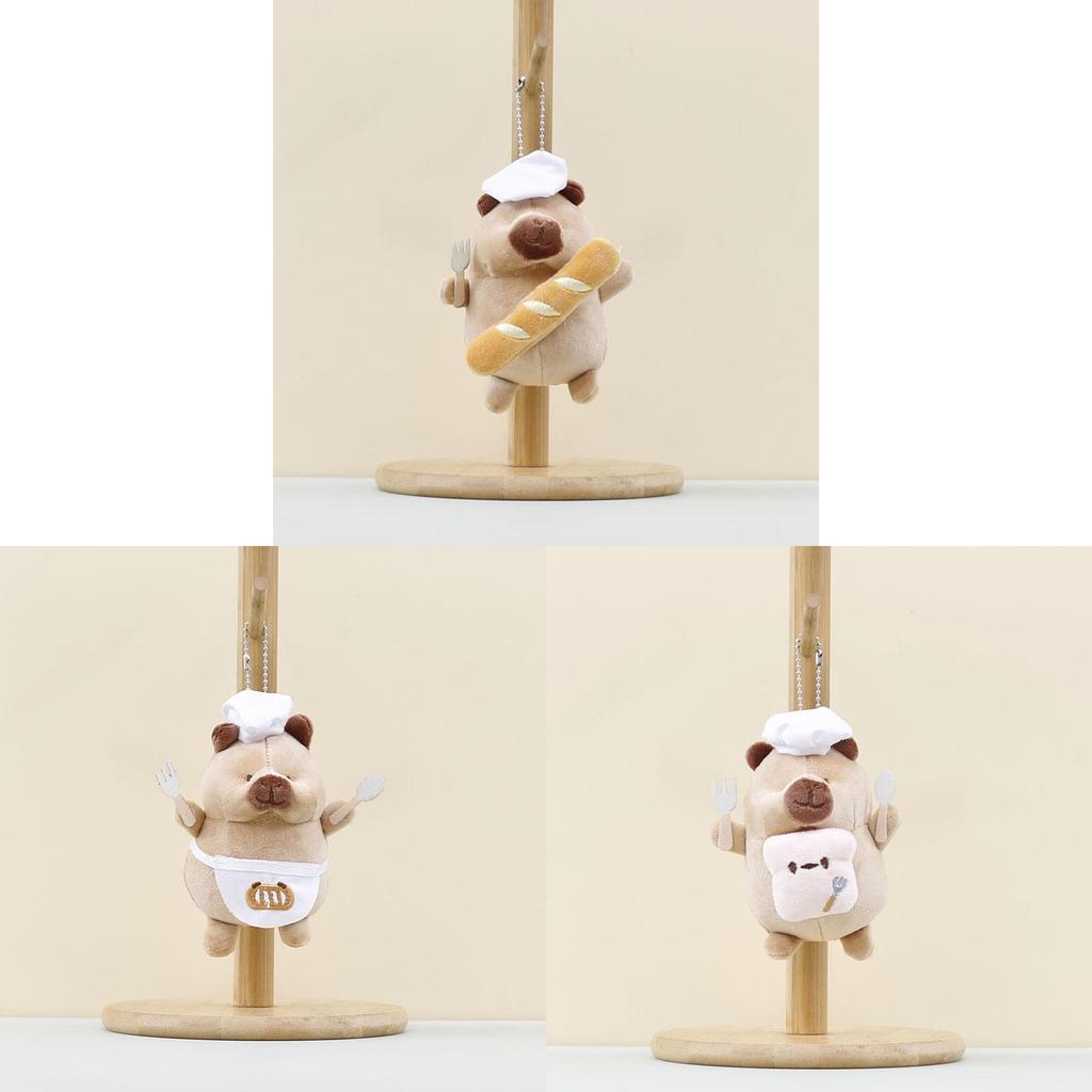 Милая плюшевая игрушка капибара для декора детской комнаты с мягким наполнителем из полипропиленового хлопка