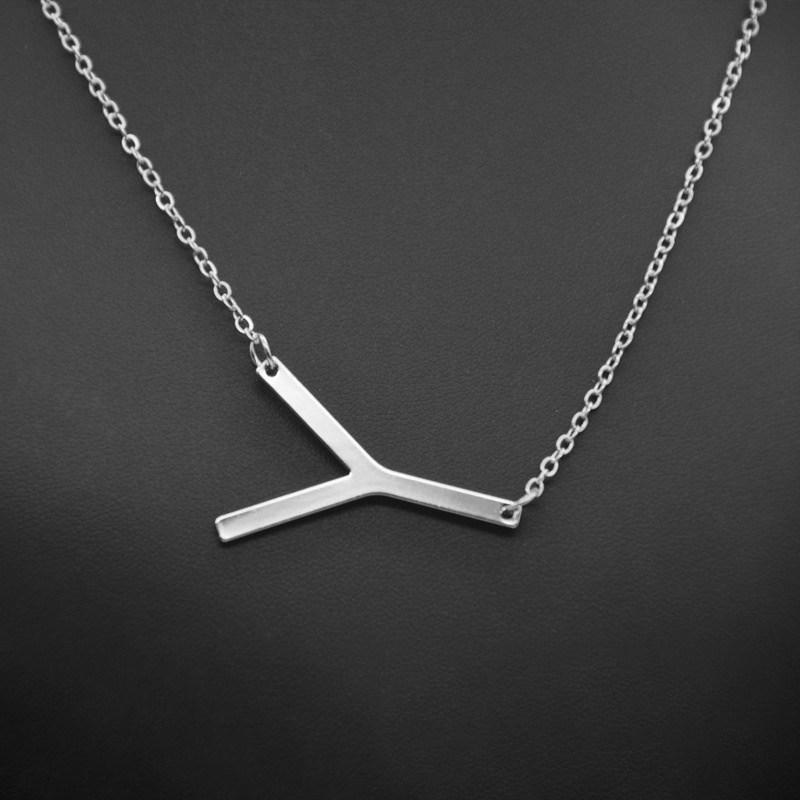 Женское ожерелье из 26 английских букв с орнаментом, пульсирующая цепочка, персонализированное ожерелье с буквами