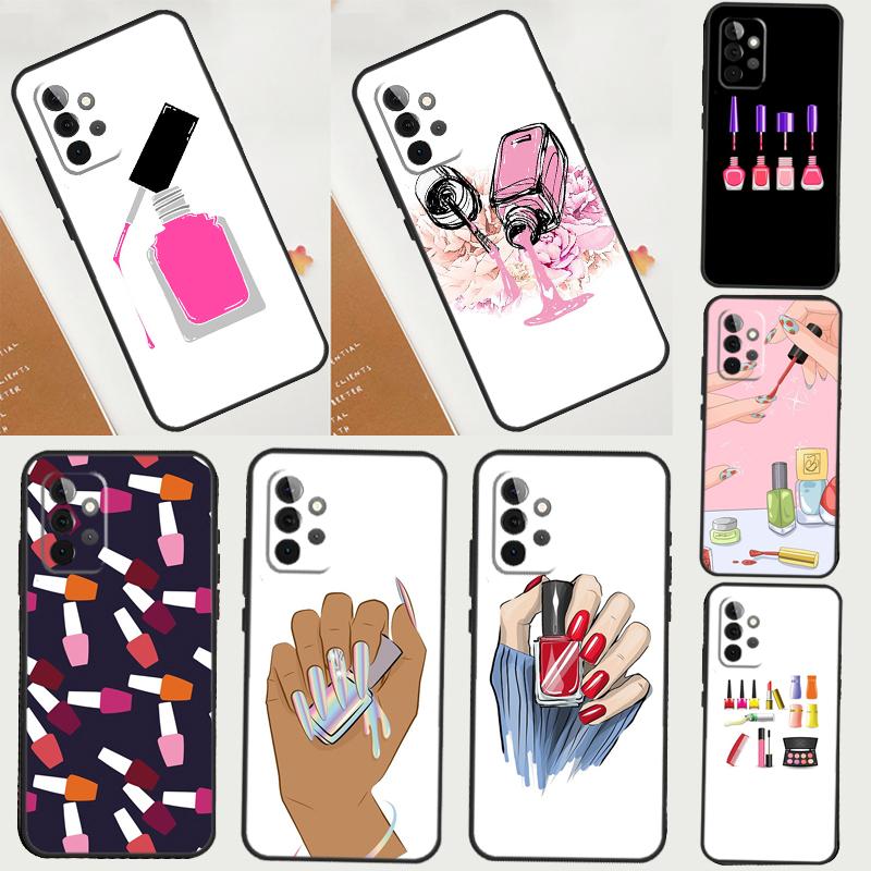 Чехол-накладка для ногтей для Samsung Galaxy A54 A34 A14 A51 A71 A50 A52S A73 A53 A33 A13 A12 A52 A32 A22