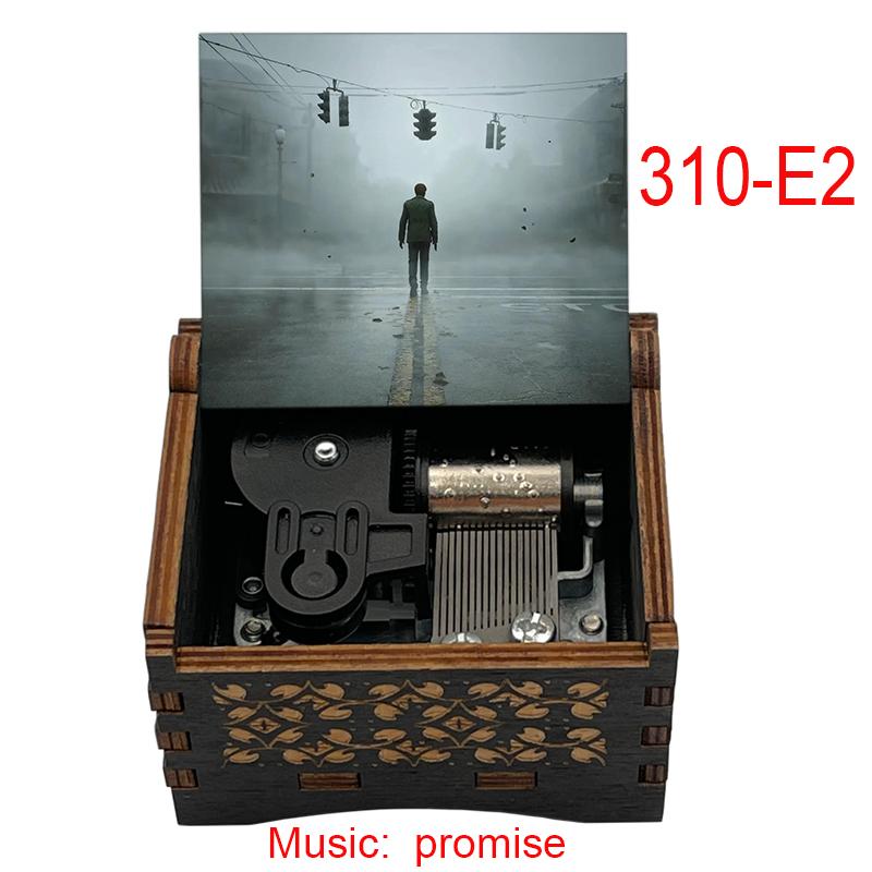 Игра Silent Hill Фоновая музыка Обещание Адаптированная 18-тональная Музыкальная шкатулка Украшения для комнаты Праздничные подарки для друзей 3
