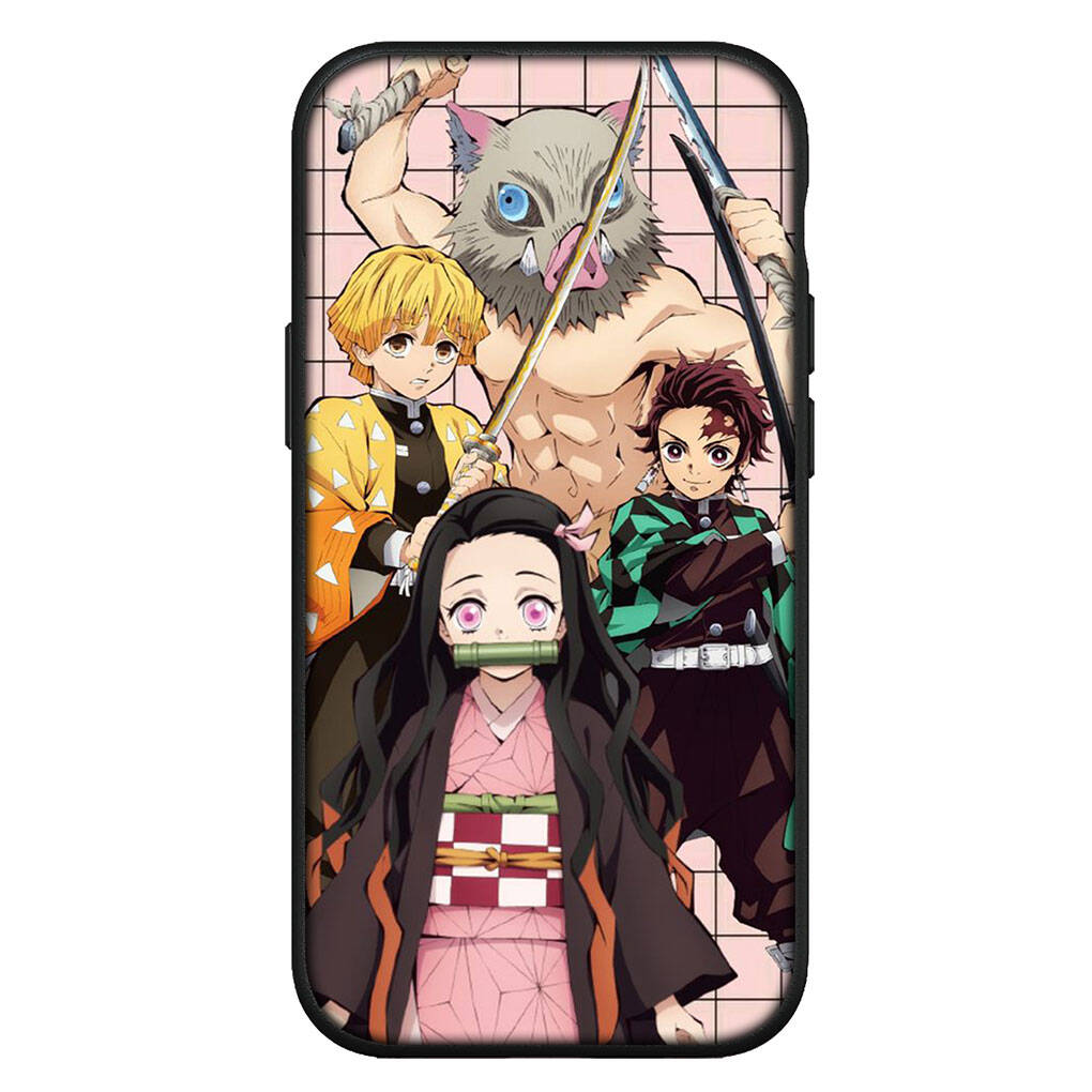 Чехол для iPhone 17 16 15 Xiaomi Poco Redmi Note 14 13 12 11 Pro Max Samsung Galaxy S25 S24 OPPO Huawei Клинок, рассекающий демонов Аниме Нэдзуко Тандзиро Чехол для телефона