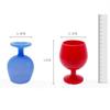 200ml Food Grade Silicone Wine Goblet Foldable Unbreakable Cocktail Cups Outdoor Picnic Whiskey Bottle Portable Travel Beer Mugs
