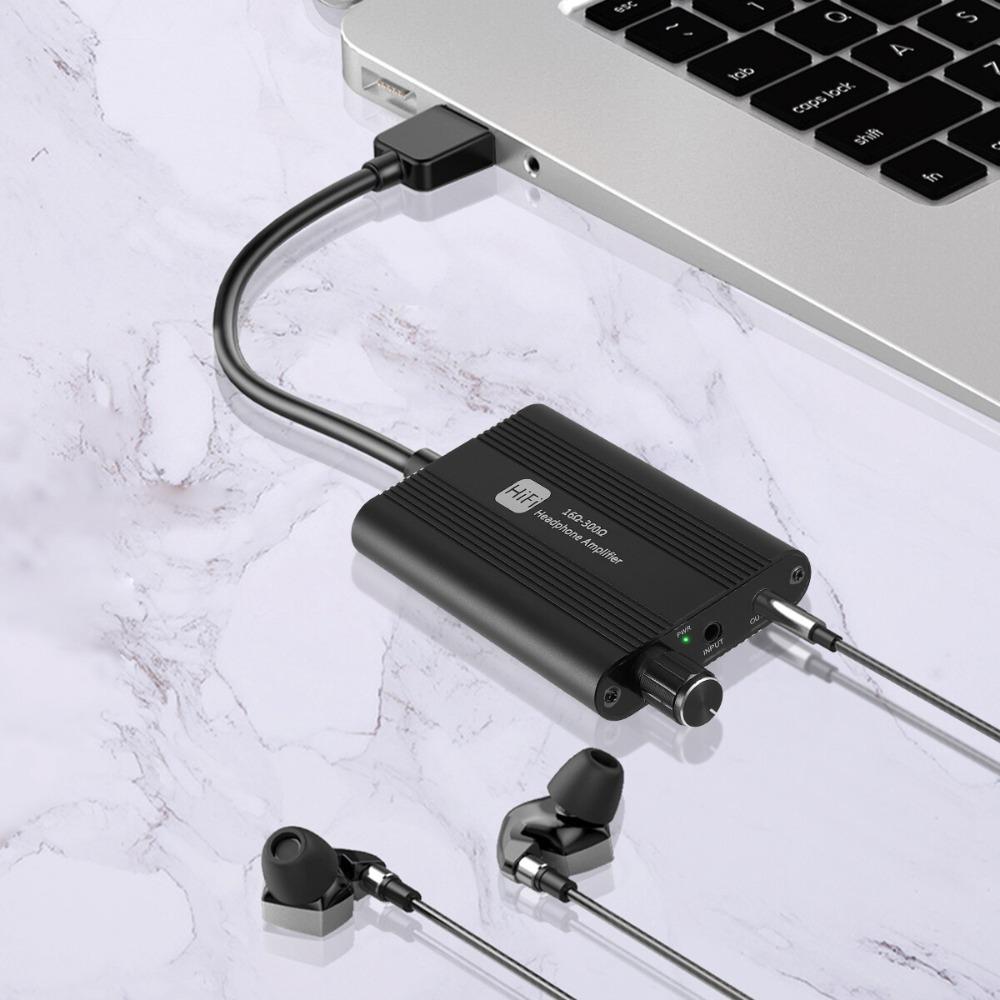 Портативный HiFi Усилитель для Наушников Amp 3,5 мм Усилитель Гарнитуры Двухступенчатый GAIN