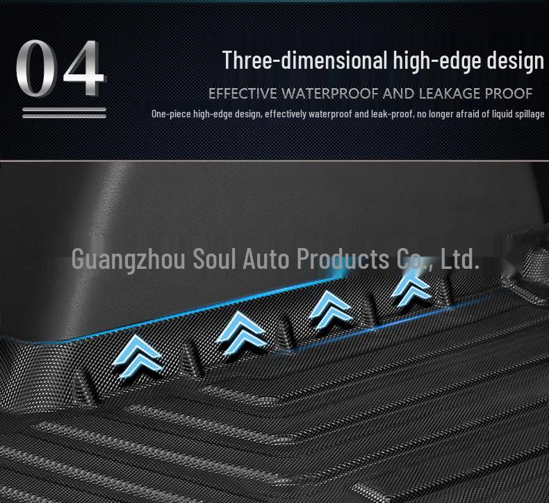 Коврик в багажник Haval 21 H6 National Tide Edition - Для моделей Chitu, Big Dog, First Love, Cool Dog, TPE, Без запаха