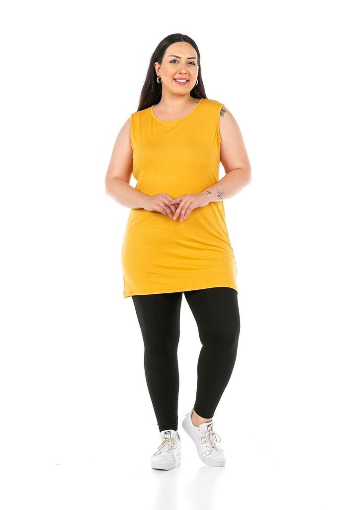 Женское стильное боди большого размера плюс размер с круглым вырезом на толстых бретелях из вискозы, длинное боди из норки