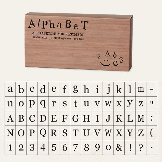 Деревянные штампы в виде букв алфавита с гладкими краями, многоцелевой набор штампов для букв, набор для самостоятельного создания скрапбукинга, принадлежности для штамповки
