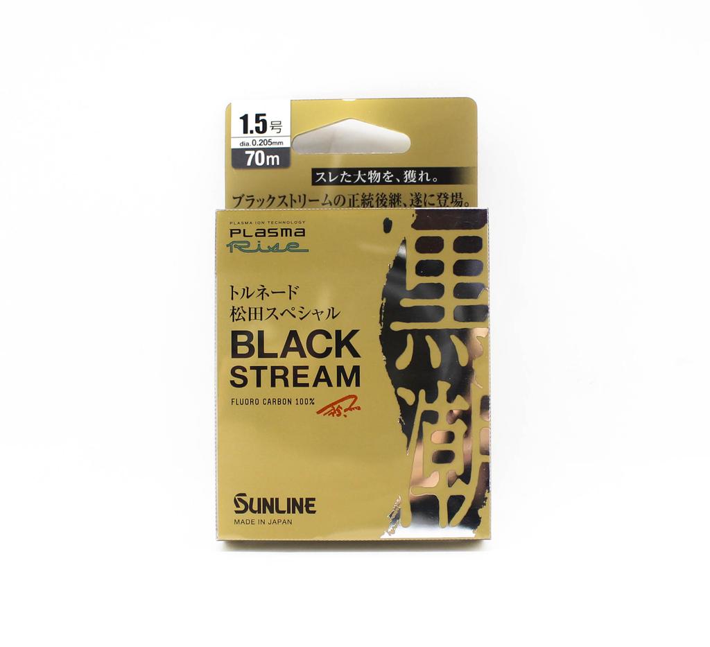 Sunline Фторуглеродный лидер Black Stream Plasma 70 м # 1,5 6 фунтов 0,205 мм (0693)