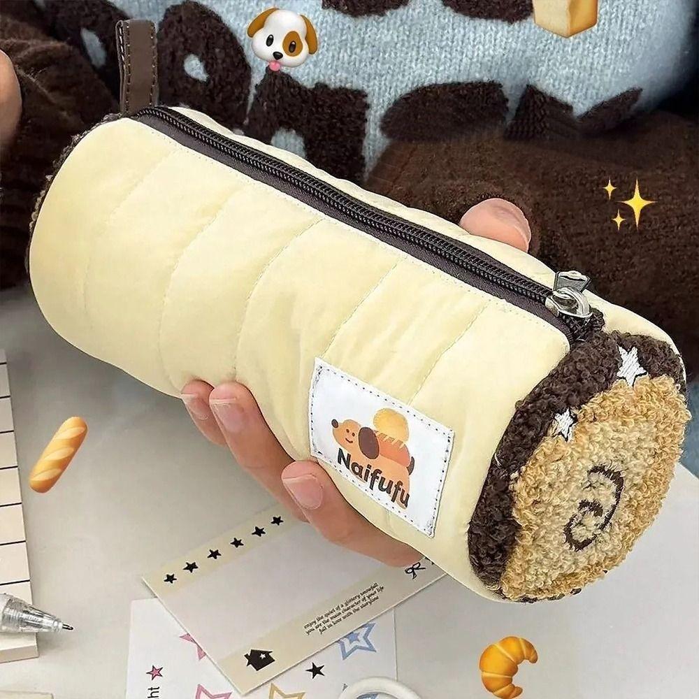 Pen Holder Cake Roll Pencil Bag Storage Bag Pen Case Design Stationery Bag Student