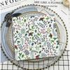 20pcs/Pac 33*33cm 2-Ply Disposable Party Napkin Flowers and Plants Pattern