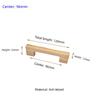Nordic Wooden Cabinet Drawer Pulls Square Shape Black Walnut Wardrobe Furniture Handle