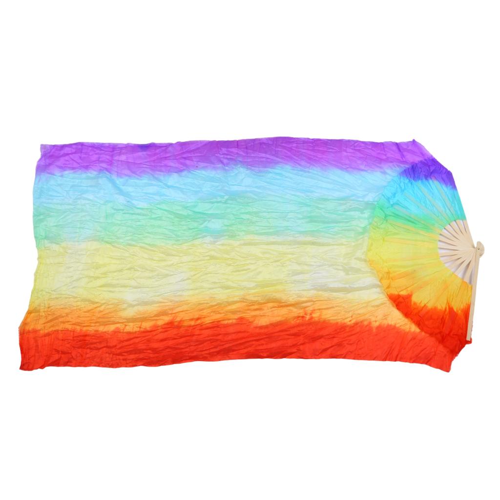 Профессиональный искусственный шелк веер для танца живота элегантный длинный веер для любителей танцев учителей студентов 150 см