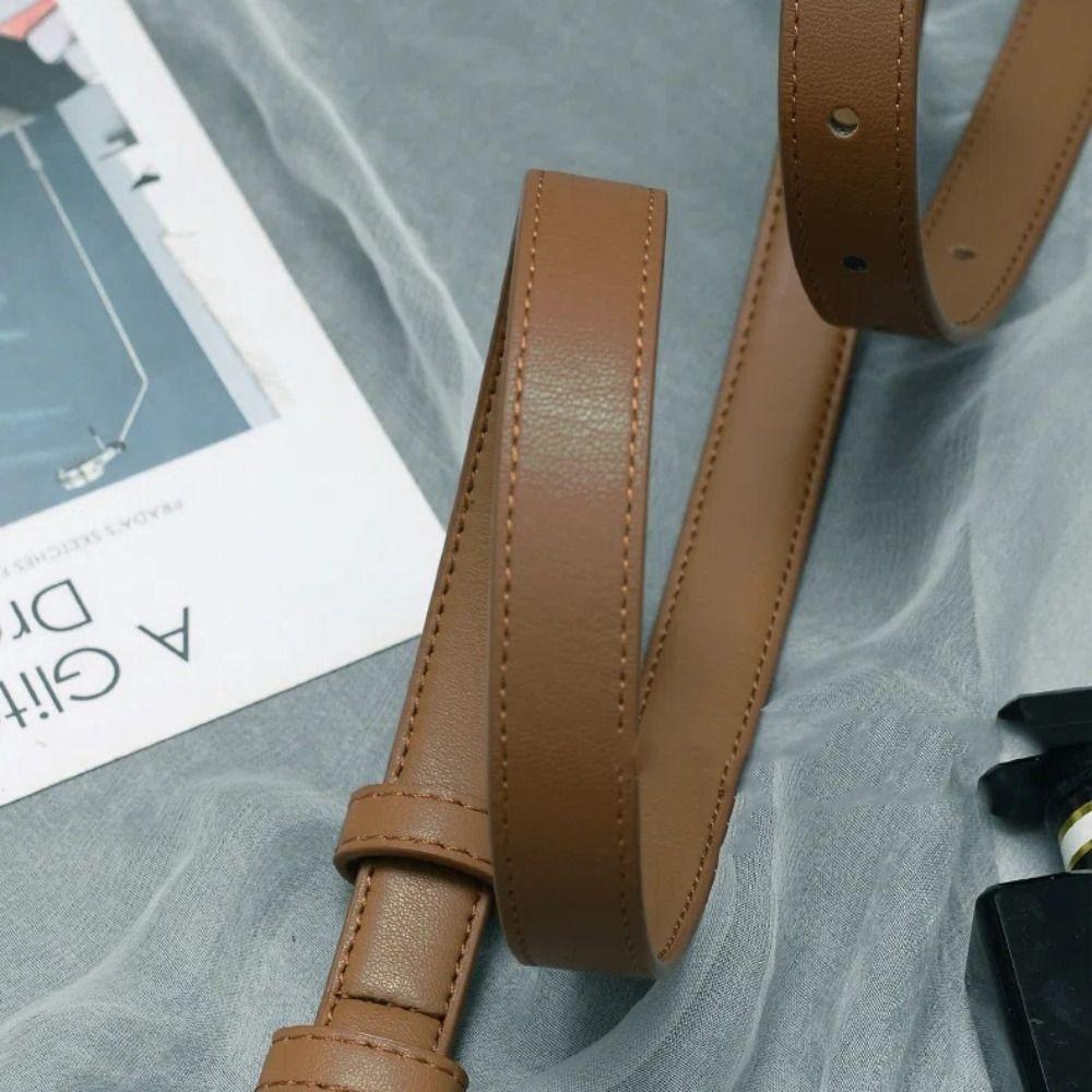 Women's PU Leather Belt Versatile Waist Belt Simple Trendy Waistband