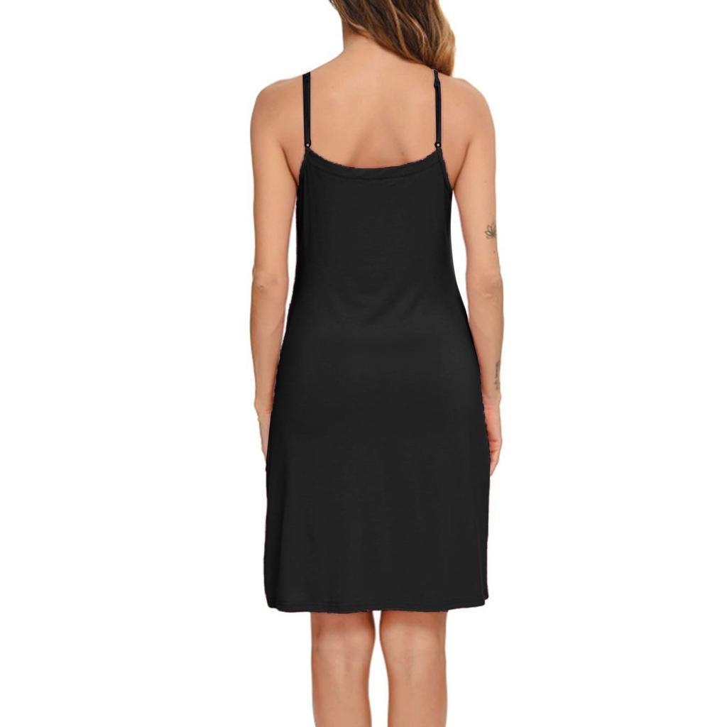 Женское модное повседневное сексуальное комфортное прохладное дышащее сплошное цветное тонкое платье с высокой талией