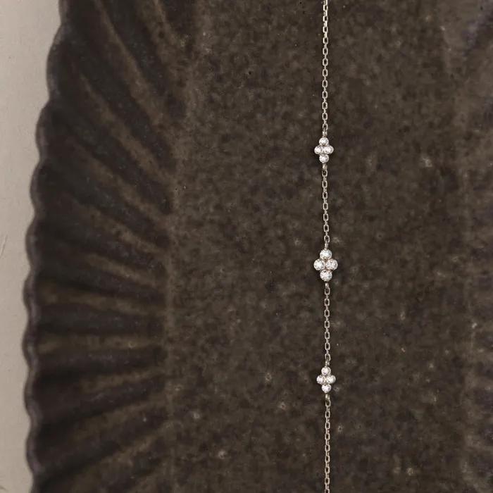 _diamant trefle bracelet.