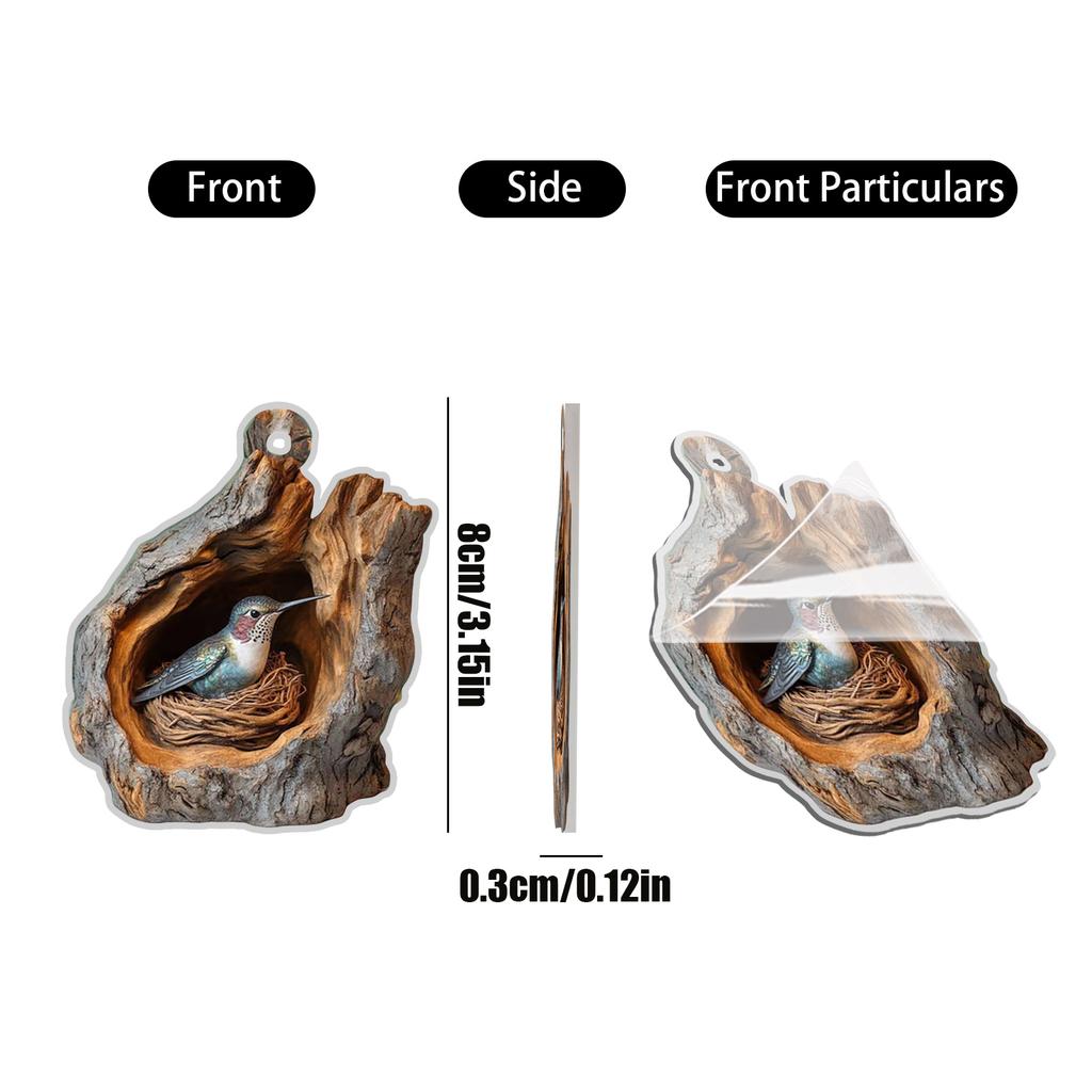 Новые акриловые украшения с рисунком животных Нового Леса - Животные Рождественские украшения для елки - Плоские 2D Рождественские подвески