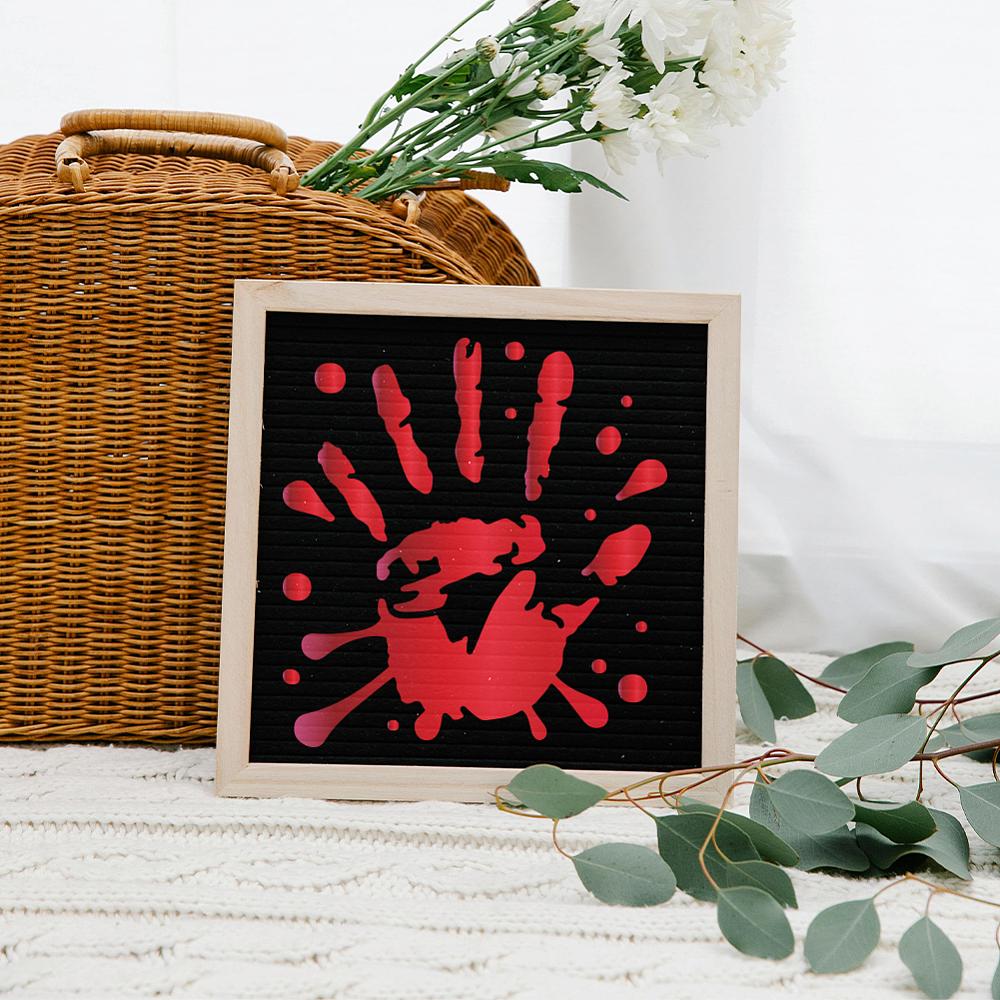 9Pcs 9 Styles PET Hollow Out Drawing Painting Stencils, for DIY Scrapbook, Photo Album, Oil Paint, 150x150mm, 1pc/style