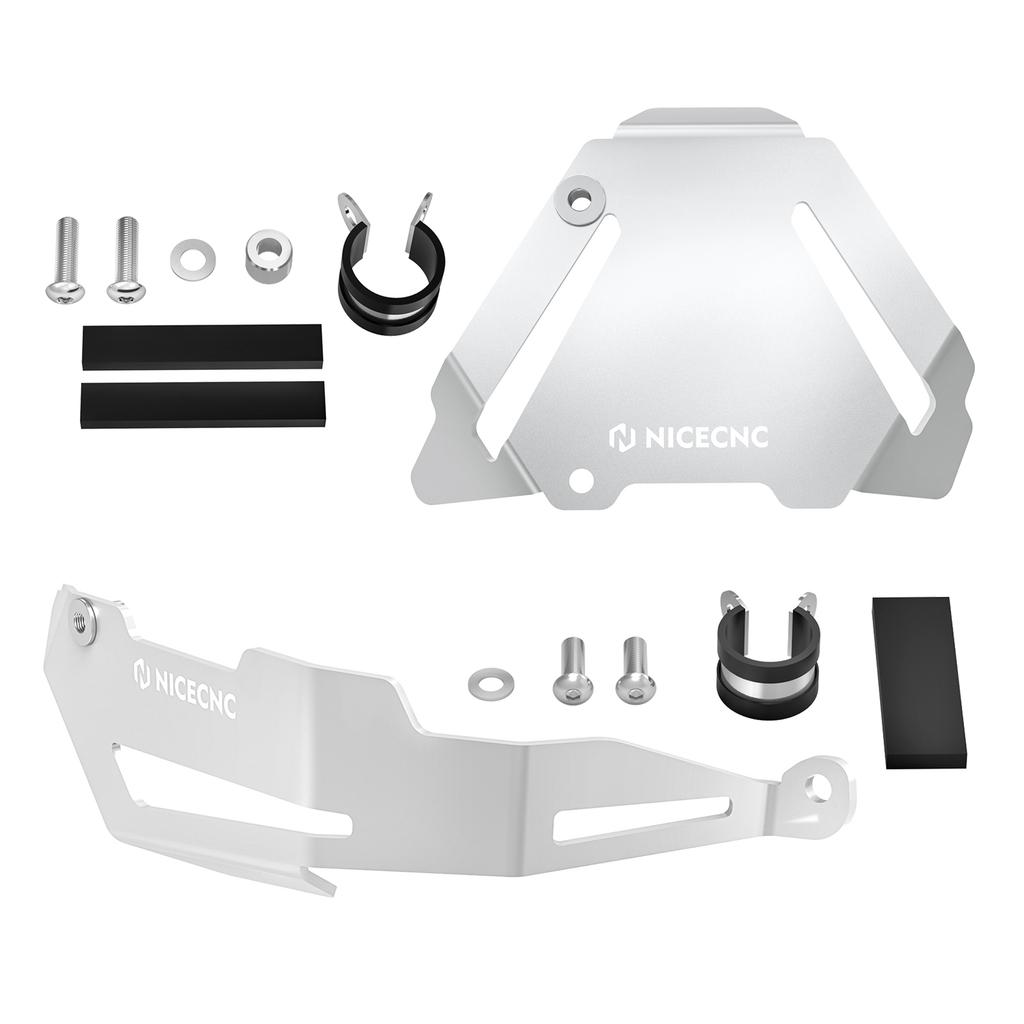 Motorcycle Exhaust Flap Control Guard Cover/Starter Guard Protector for BMW R1250GS Adventure 2019-2024 R1250GS R1250GSA 19-2023