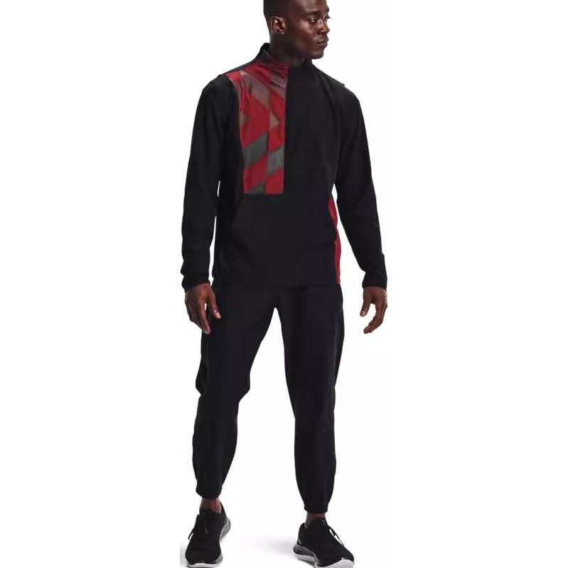 Under Armour Anywhere Casual Running Зауженные длинные трикотажные брюки мужские брюки черные 1366510-001