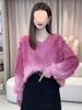 Popular Women's Loose Gradient Sweater - Spring/Summer