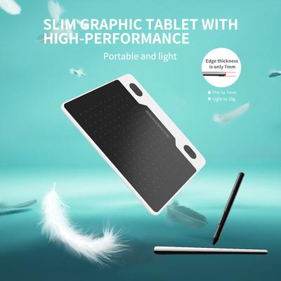 10moons T503 Планшет для цифрового искусства и графики для рисования, 6 x 3,9 дюйма, сверхлегкий, для создания художественных эскизов, с