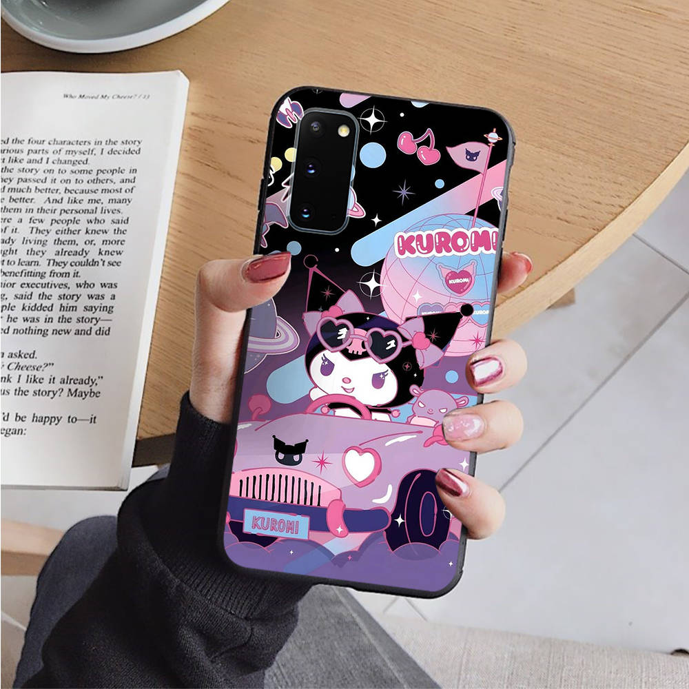 AH36 Kuromi черный чехол для Xiaomi Poco X6 M5 M6 F5 F6 F1 C65 C55 C50 C51 C40 Redmi Note 7 8 14C A3X 13C 12C 11 10A 9C Pro Sofe Cover