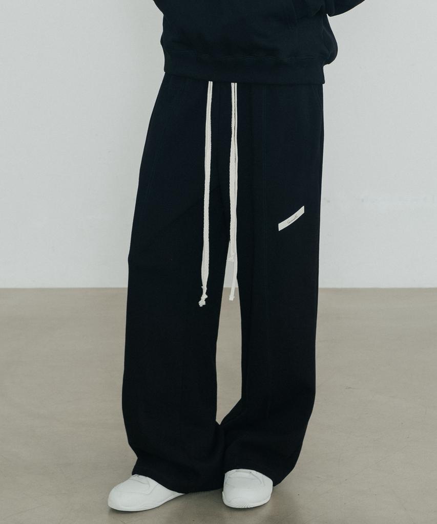 SSIN AND LEE Tailor Cotton Sweatpants Black