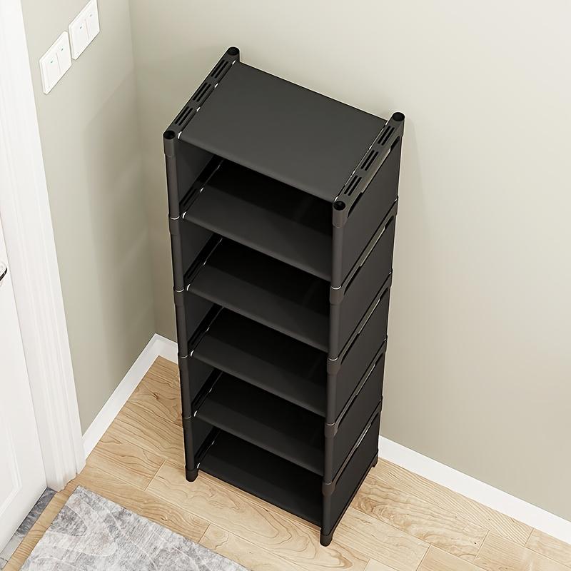 Adjustable 6/8 Tier Metal Shoe Rack - Portable Entryway Storage Shelf, Suitable for Dorm and Home, Multi-Layer Sneakers & Footwear Storage Solution