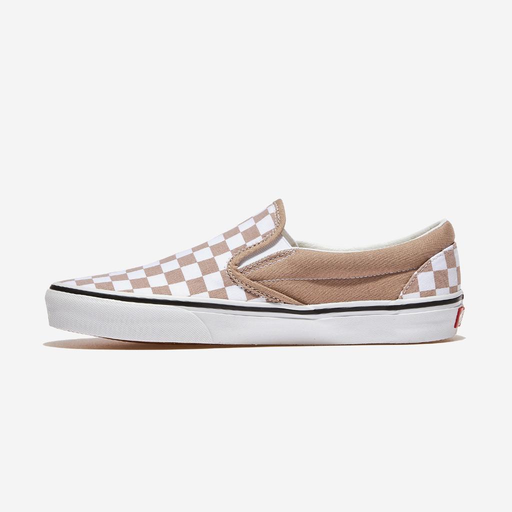 Vans Классические туфли-лодочки - Color Theory Checkerboard Warm Taupe, VN000D6YE2V, 1010111661, популярная корейская обувь