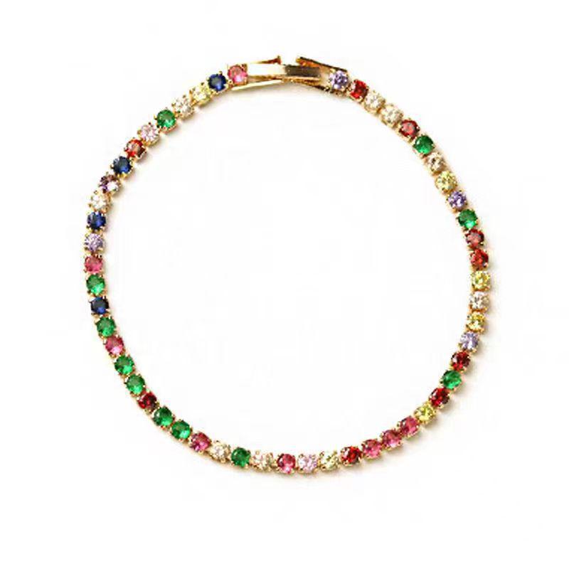 Элегантный цирконовый браслет для женщин - Роскошный, изысканный, кристальный дизайн, браслет с изысканным штрихом.