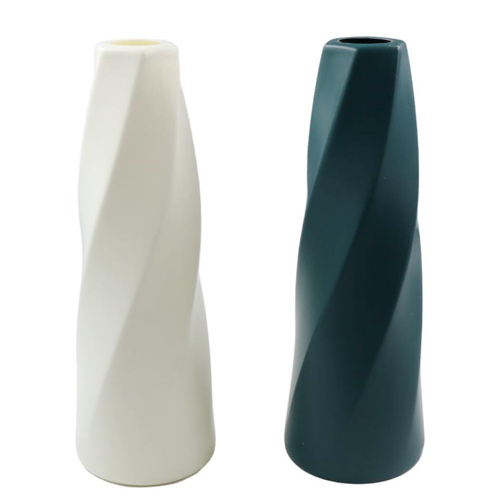 Nordic Anti-Fall пластиковая ваза для цветов, современная высокая настольная ваза, украшения, самодельная великолепная ваза, контейнер, горшок, домашний